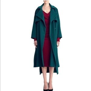 Diane Von Furstenberg Eleanor Burgundy Coat Sz XL?